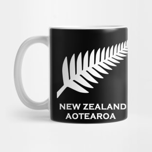 New Zealand silver fern flag Mug